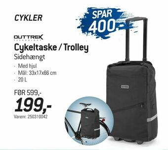 Thansen Cykeltaske / Trolley tilbud