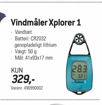 Thansen Vindmåler Xplorer 1 tilbud