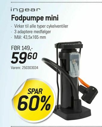 Thansen Fodpumpe mini tilbud
