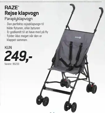 Thansen Rejse klapvogn tilbud