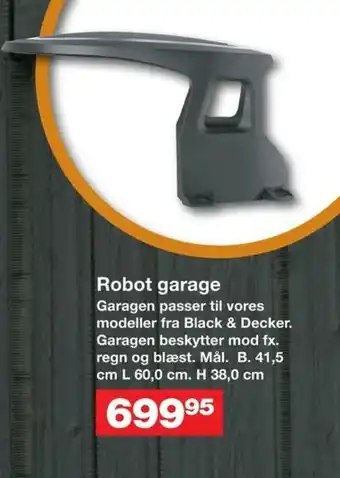 Bauhaus Robot Garage tilbud