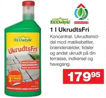 Bauhaus UkrudtsFri 1 Liter tilbud