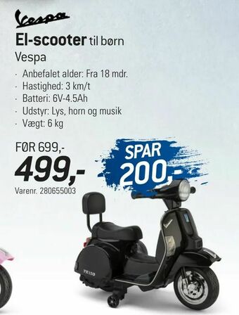 Thansen El-scooter tilbud