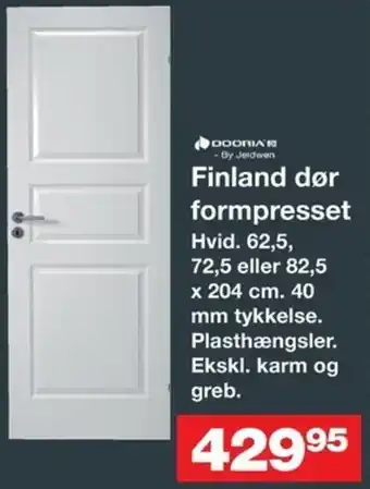 Bauhaus Findand Dør Formpresset tilbud