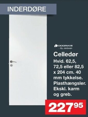Bauhaus Celledør tilbud