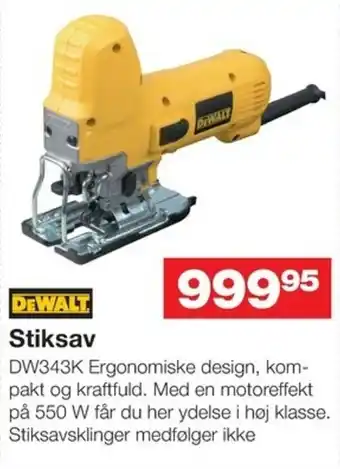 Bauhaus Stiksav DW343K tilbud