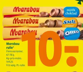 Smil chokoladerulle caramel