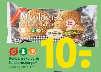 Coop 365 Kohberg burgerboller tilbud