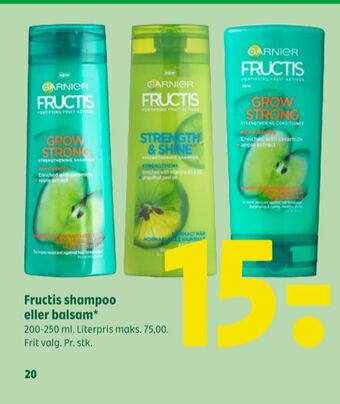 Fructis shampoo