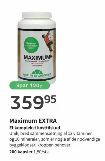 Helsam Maximum EXTRA tilbud