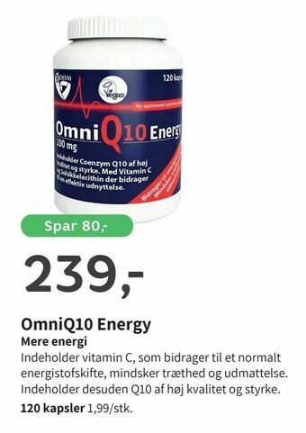 Helsam OmniQ10 Energy tilbud