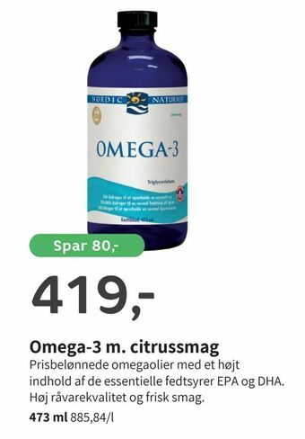 Helsam Omega-3 m. citrussmag tilbud