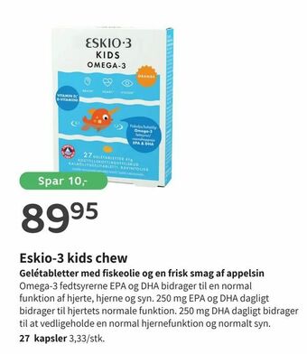 Helsam Eskio-3 kids chew tilbud