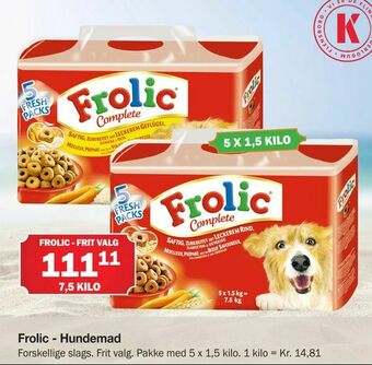 Købmandsgården Frolic - Hundemad tilbud