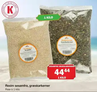 Rexim sesamfrø, græskarkerner