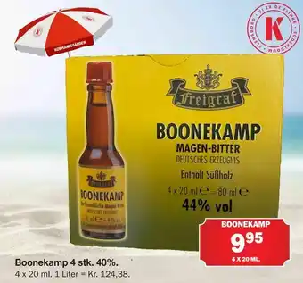 Købmandsgården Boonekamp 4 stk. 40% tilbud