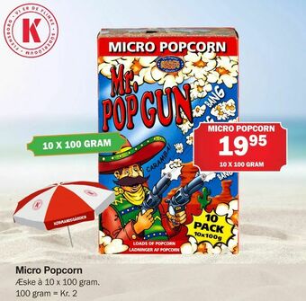 Købmandsgården Micro Popcorn tilbud