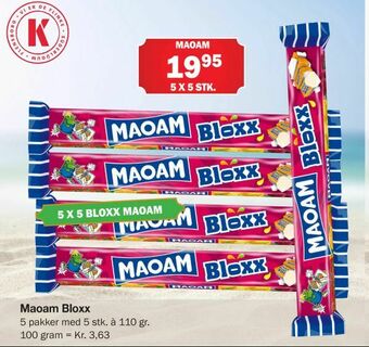 Købmandsgården Maoam Bloxx tilbud