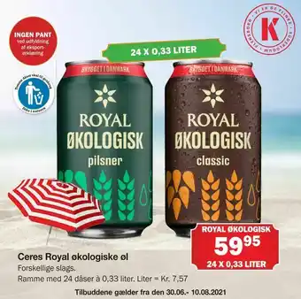 Ceres Royal økologiske øl