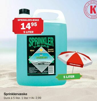 Sprinklervæske