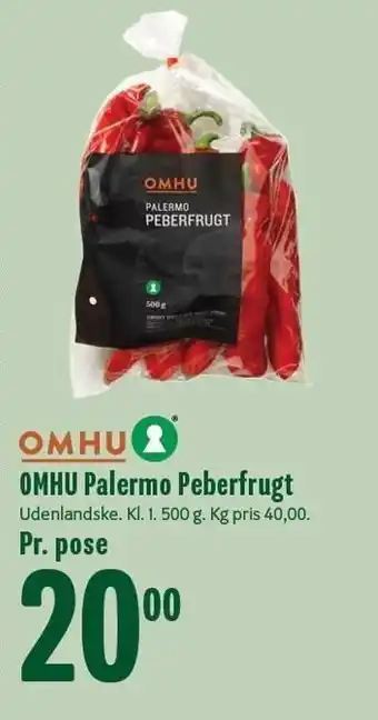 Omhu palermo peberfrugt