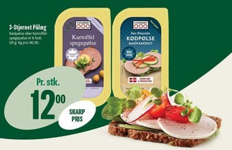 Min Købmand 3-stjernet pålæg tilbud