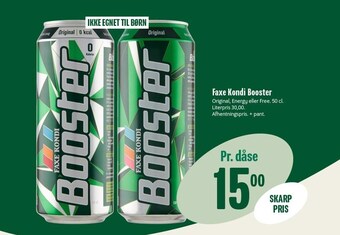 Min Købmand Faxe kondi booster tilbud