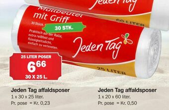 Købmandsgården Jeden Tag affaldsposer tilbud