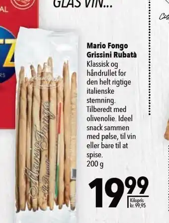 Mario fono grissini rubatà