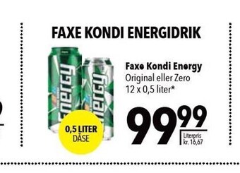 Citti Faxe kondi energidrik tilbud