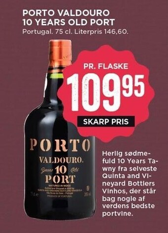 MENY Porto valdouro 10 years old port tilbud