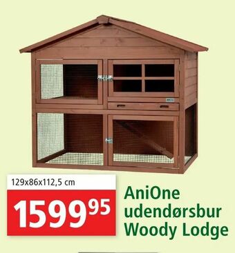 Maxi Zoo AniOne udendørsbur Woody Lodge tilbud