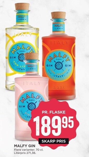 MENY Malfy gin tilbud