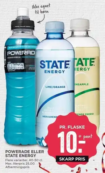 Powerade el. state energy