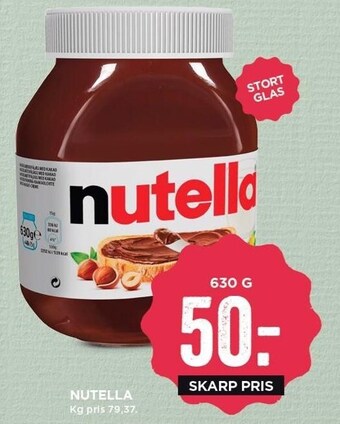 MENY Nutella tilbud