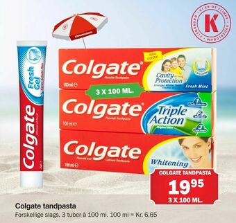 Købmandsgården Colgate tandpasta tilbud