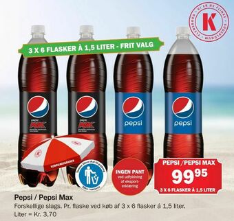 Købmandsgården Pepsi / Pepsi Max tilbud