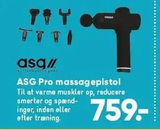 Bilka Asg pro massagepistol tilbud