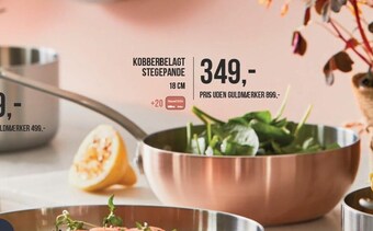 Bilka Kobberbelagt stegepande tilbud