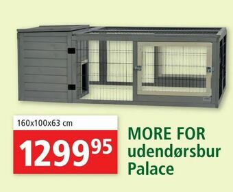 Maxi Zoo MORE FOR udendørsbur Palace tilbud