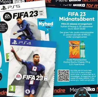 Fifa 23 midnatsåbent