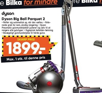 Bilka Dyson big ball parquet 2 tilbud