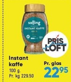 Bilka Instant kaffe tilbud