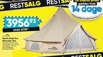 Bilka North field pro bomulds tipi tilbud