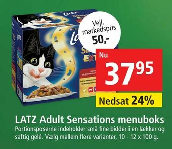 Maxi Zoo LATZ Adult Sensations menuboks tilbud