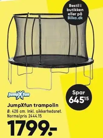 Bilka Jumpxfun trampolin tilbud