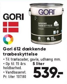 Bilka Gori 612 dækkende træbeskyttelse tilbud