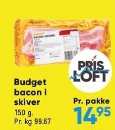 Bilka Bacon i skiver tilbud