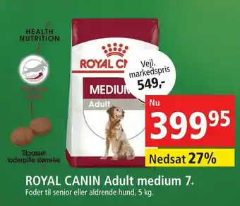 Maxi Zoo ROYAL CANIN Adult medium 7 + tilbud