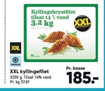 Bilka Xxl kyllingefilet tilbud